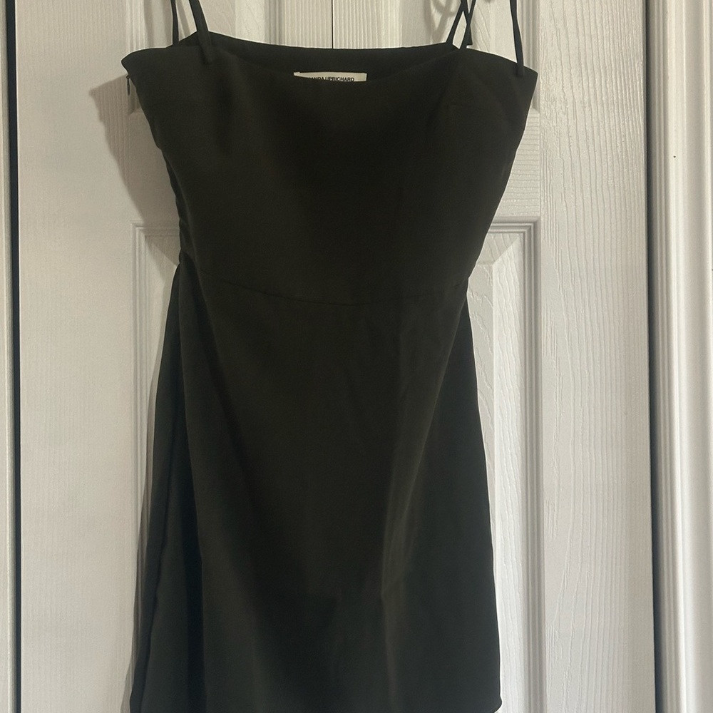 Amanda Uprichard Olive green dress